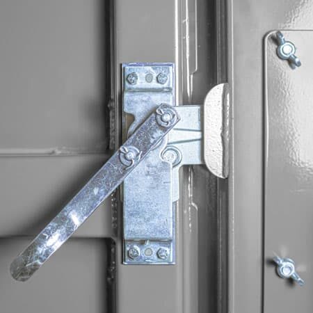 Extreme triple-locking single-lever door latch