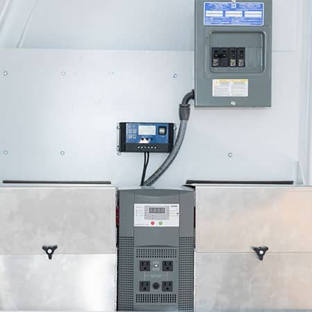 Solar battery kit and panel box