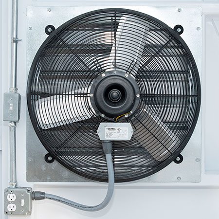 Forced ventilation fan