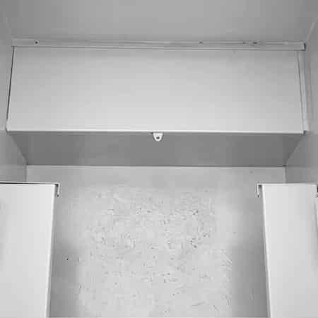 GarageCube locking bench storage