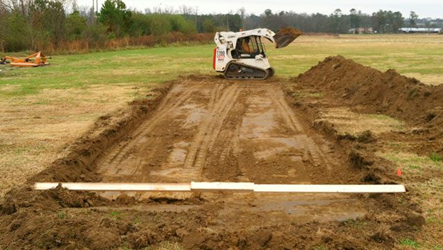 Quonset shelter pre-slab