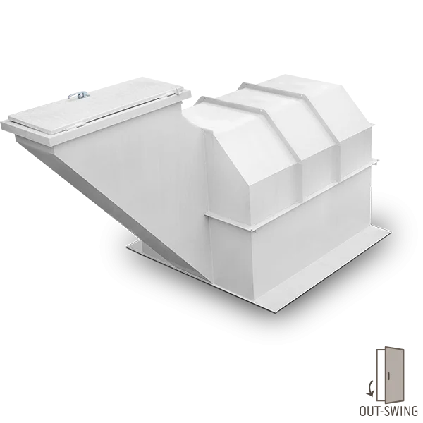 Estate below ground tornado shelter