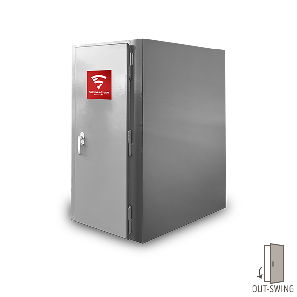 Extreme above ground tornado shelter