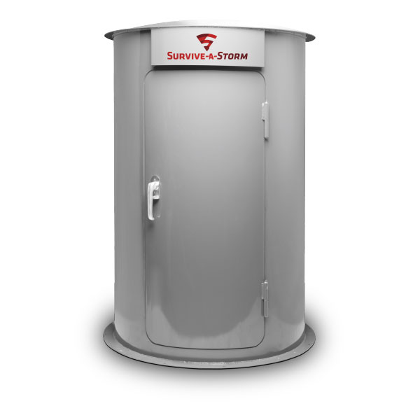 TwisterPod above ground shelter