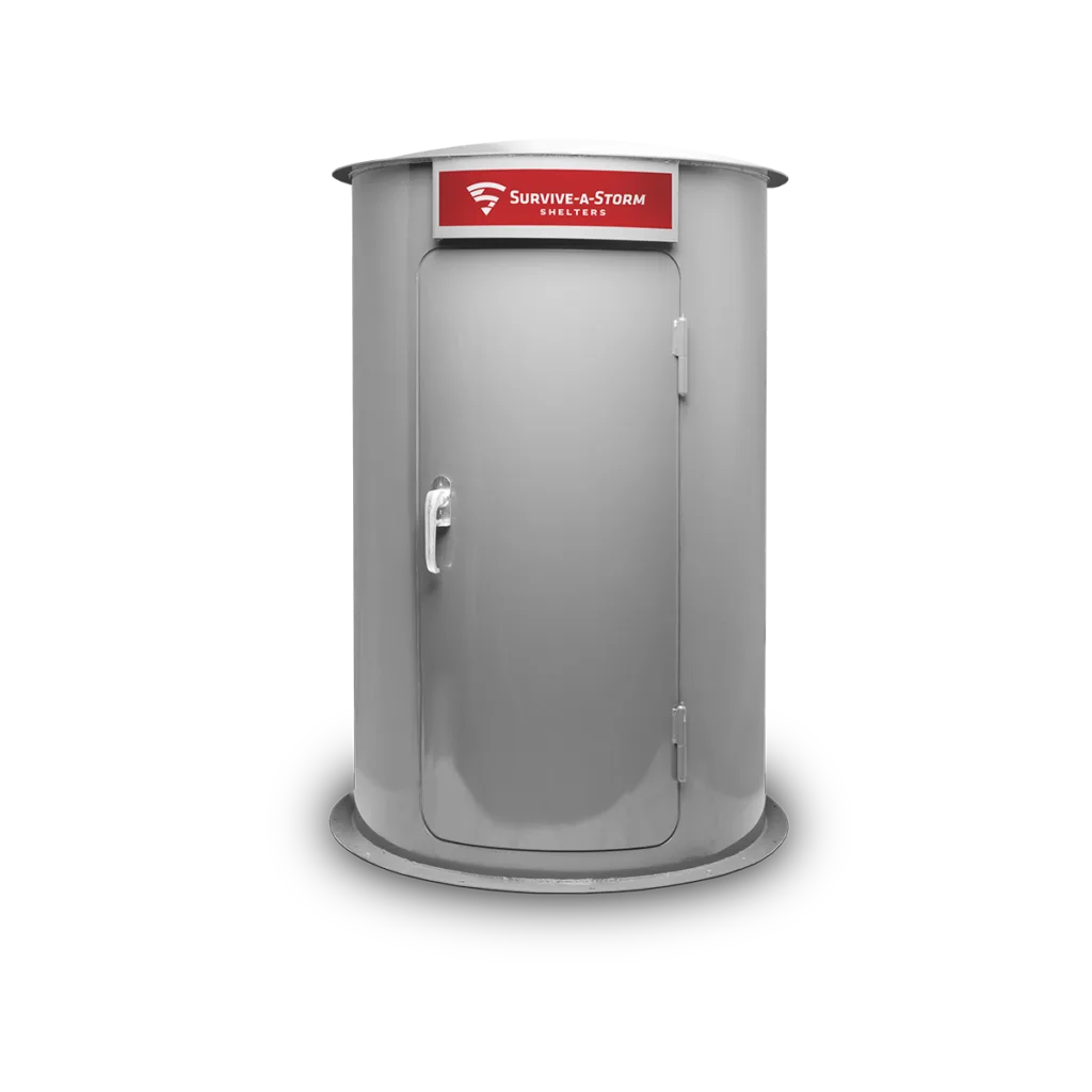 TwisterPod above-ground storm shelter