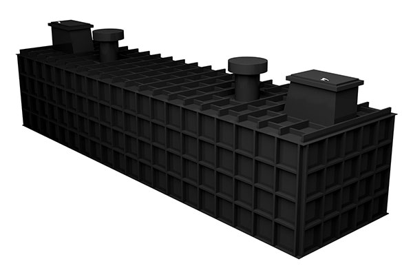 Underground modular commercial storm shelter